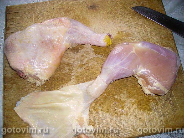 Фаршировані грибами стегенця