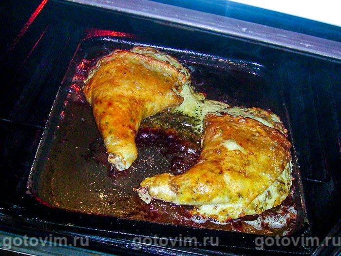 Фаршировані грибами стегенця